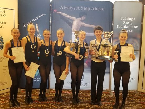 TDA students win Jazz and Tap Division in the North American BATD Trixie Hardy Scholarship